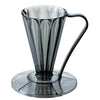 CAFEC Flower Dripper DEEP 27 (Clear Black)