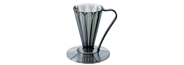 CAFEC Flower Dripper DEEP 27 (Clear Black)