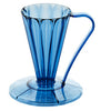 CAFEC Flower Dripper DEEP 27 (Clear Navy)