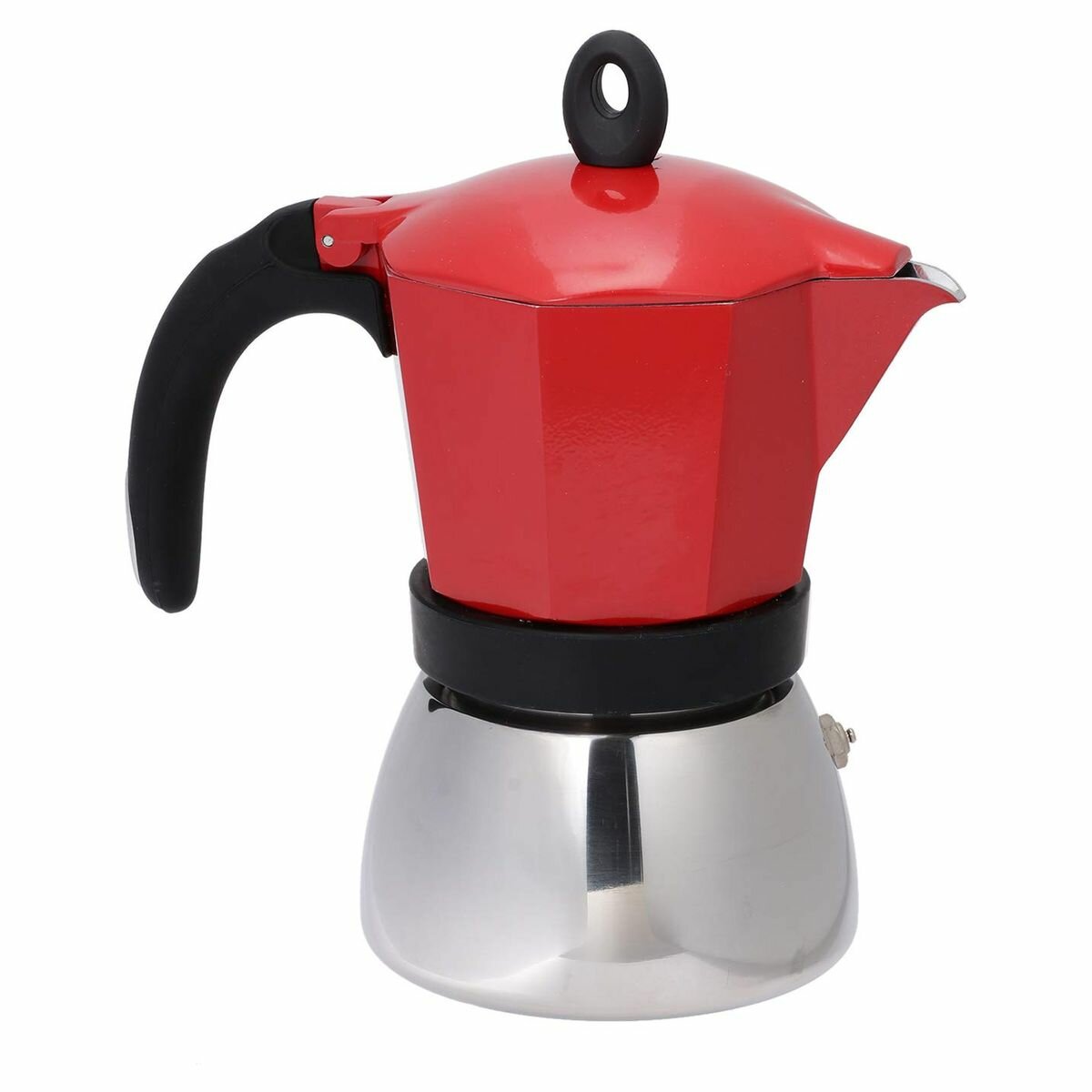 Moka Pot Bialetti – Induction Moka (rosu) – Granular Coffee